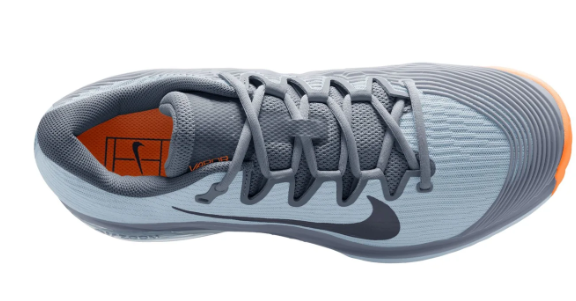 Nike Vapor 12 Men's Clay Court Tennis Shoes – Ashen Slate / Obsidian
