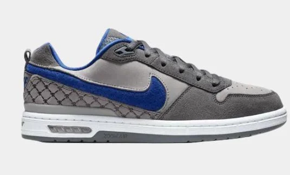 Nike SB Paul Rodriguez Zoom Air Low Skate Shoes – Flint Grey / Deep Royal Blue