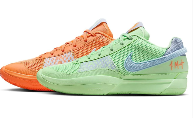 Nike Ja 1 EP Basketball Shoes – Mismatched Orange & Green