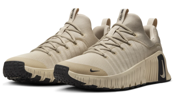 Nike Free Metcon 6 Men's Training Shoes – Light Brown & Black