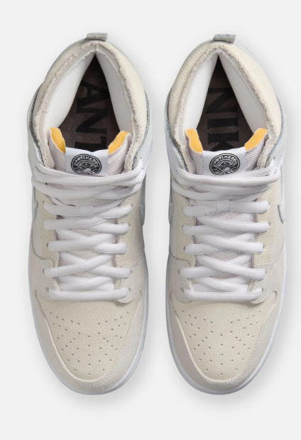 Nike SB x Antihero Dunk High Skate Shoes – White / Black