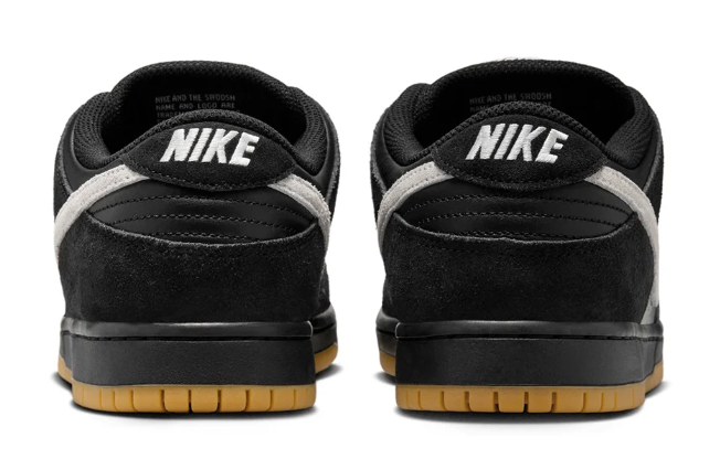 Nike SB Dunk Low Pro Skate Shoes – Black / White / Gum