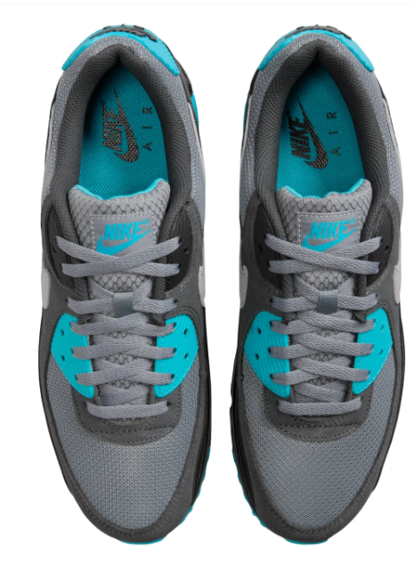 Nike Air Max 90 Sneakers – Cool Grey / Dusty Cactus / Black