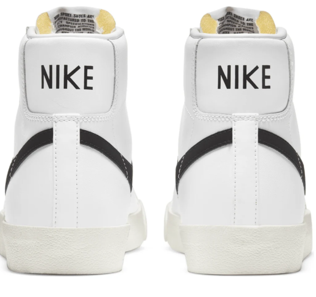 Nike Blazer Mid '77 Vintage Sneakers – White & Black