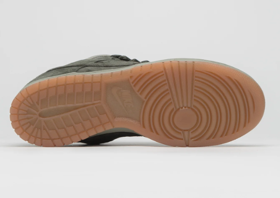 Nike SB Dunk Low Pro B Skate Shoes – Sequoia / Light Army / White