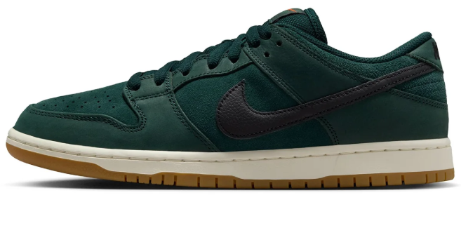 Nike SB Dunk Low Pro Orange Label Skate Shoes – Deep Fir