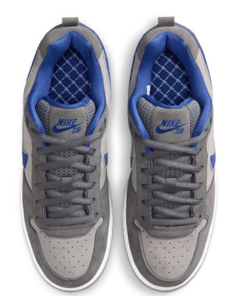 Nike SB Paul Rodriguez Zoom Air Low Skate Shoes – Flint Grey / Deep Royal Blue