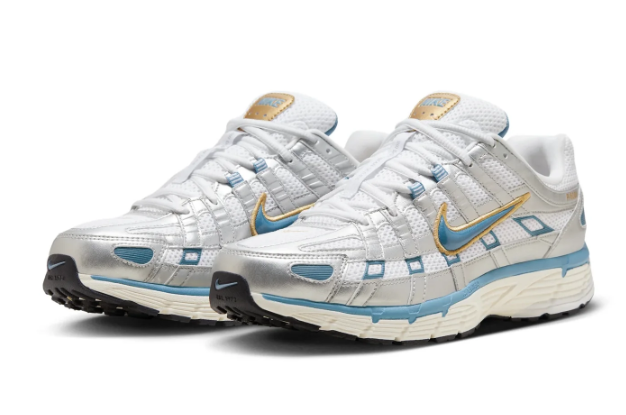 Nike P-6000 Sneakers – Metallic Silver / Aegean Storm