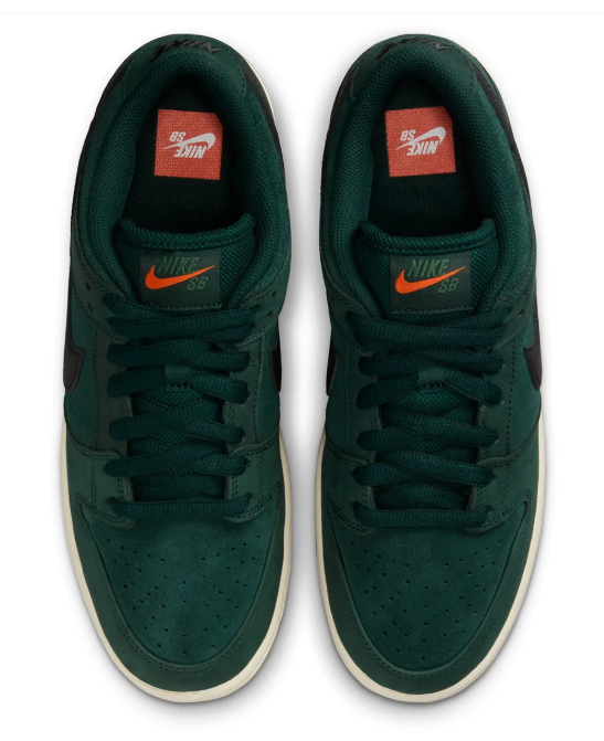 Nike SB Dunk Low Pro Orange Label Skate Shoes – Deep Fir