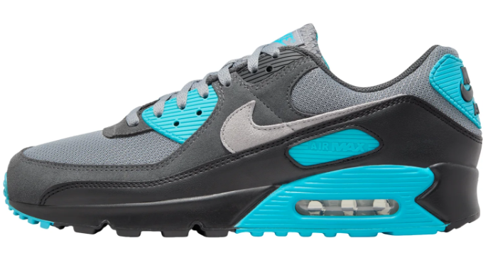 Nike Air Max 90 Sneakers – Cool Grey / Dusty Cactus / Black
