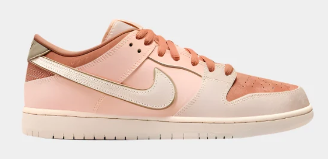 Nike SB Dunk Low Pro Premium Skate Shoes – Amber Brown / Guava Ice