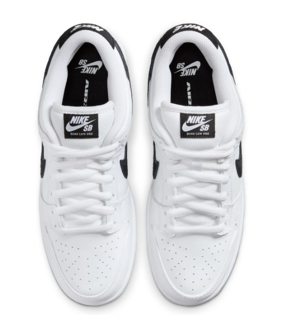 Nike SB Dunk Low Pro Sneakers – White / Black / White