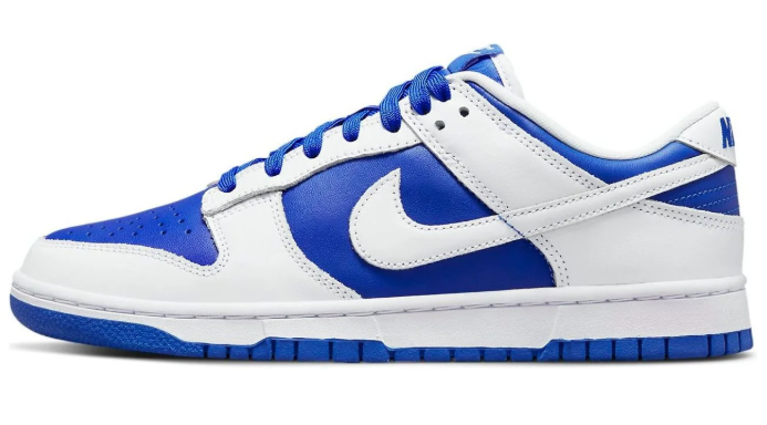 Nike Dunk Low Sneakers – Racer Blue & White