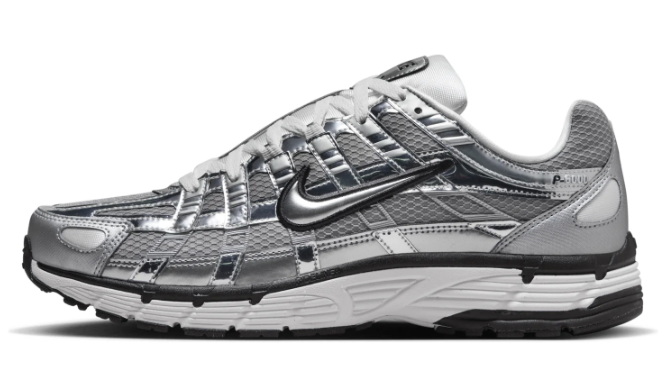 Nike P-6000 Sneakers – Metallic Silver / Sail / Black