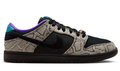 Nike SB Dunk Low Dashawn Jordan Sneakers – Snakeskin / Black / Fierce Purple