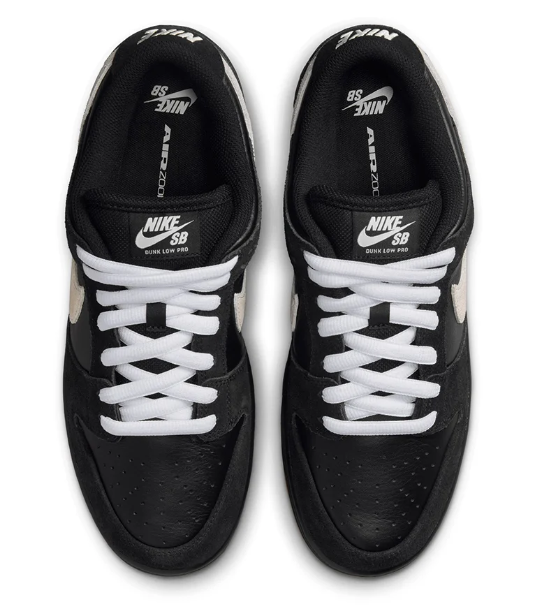 Nike SB Dunk Low Pro Skate Shoes – Black / White / Gum